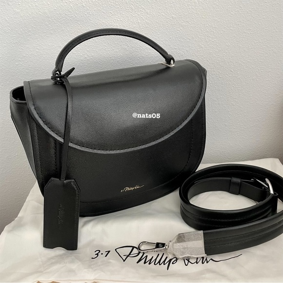☀️NEW☀️ 3.1 Phillip Lim Hudson Saddle Bag Black - Picture 2 of 9
